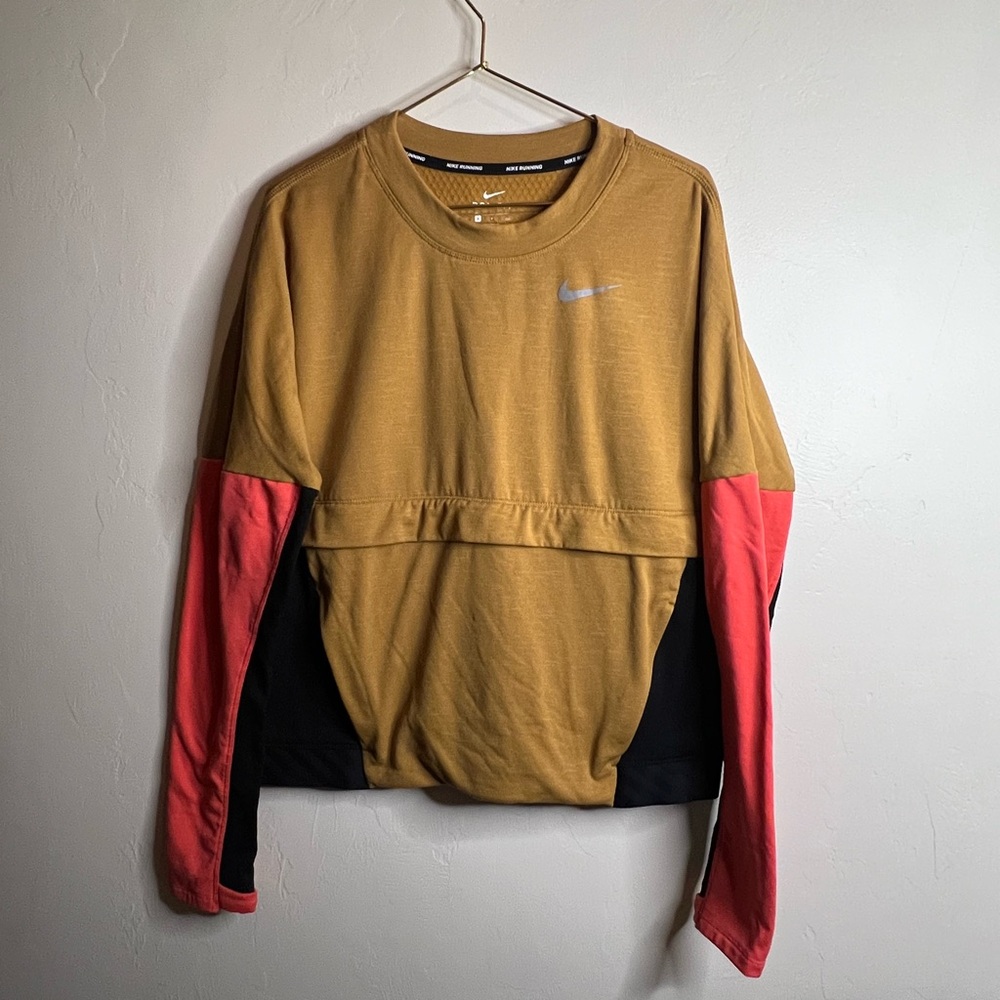 Nike Dri-FIT Mustard Athletic Crewneck‎